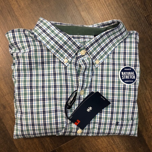 NWT Men’s IZOD button down shirt XXL - Picture 2 of 4
